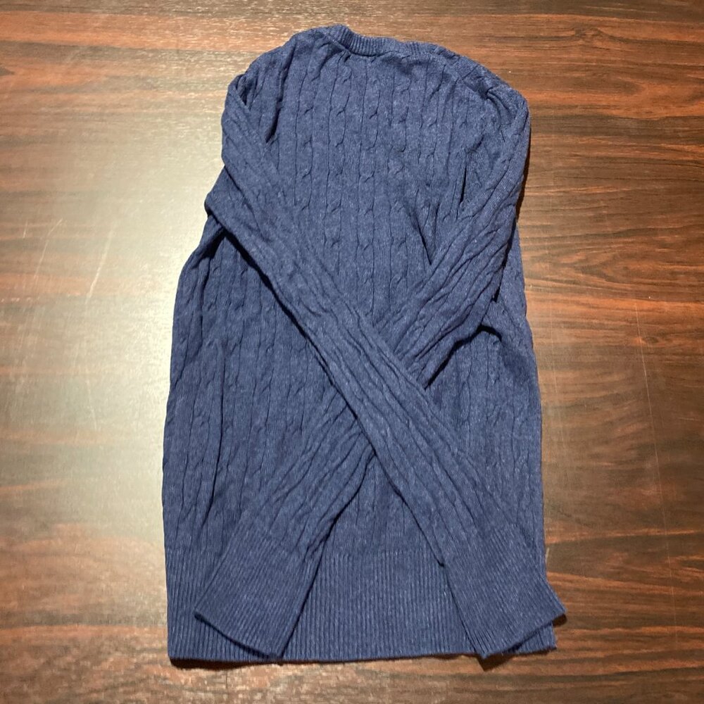 Womans blue Merona sweater - Picture 3 of 4